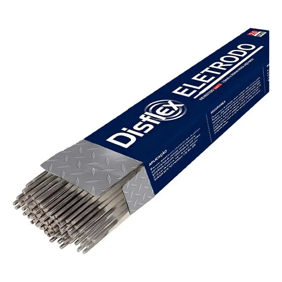 Eletrodo E6013 2,5x350mm 1kg Disflex Soldagem Aço Carbono Azul