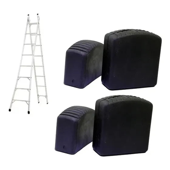 Pé De Borracha Sapata Para Escada Aluminio (4 Pçs) 65x22mm