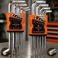 Jogo Chave Allen E Torx Longa Kit 18 Peças Profissional Aço