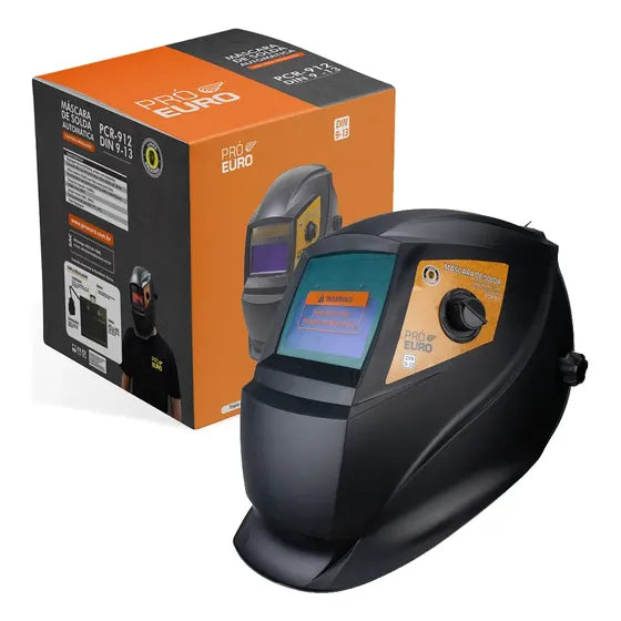 Máscara de Solda Automática PCR-912 Com Tripla Regulagem Pró Euro