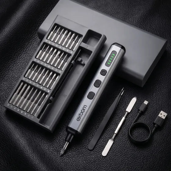 Kit Parafusadeira Eletrica 68 Em 1 Precisao Usb C Manutencao