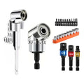 Adaptador Angular Longo Curto Para Parafusadeira 105º, Adaptador Soquete 1/4 3/8 1/2 3 Pecas Soquetes 9 Pecas E Bits 10 Pecas