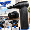 Mini Ventilador Soprador Ar Turbo 130000rpm Assoprador Sem Fio Recarregável USB-C 3 Níveis Jato Forte Portátil Multiuso Limpeza Teclado Carro Acende Churrasqueira Davely