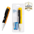 Caneta Detectora De Energia Elétrica Teste Tensão Sonora Bip Lanterna Led Luz fios tomadas Marca : RR88