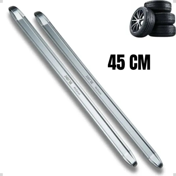 Kit 2 Espátula Para Pneu Borracheiro Chata De 18 Pol. 45cm