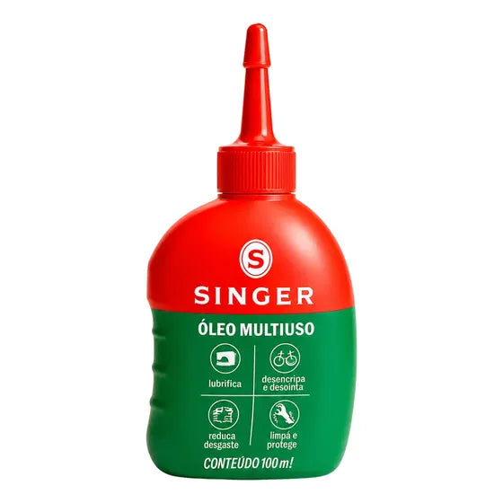Óleo Singer 100ml Lubrificante Máquina Costura Multiuso