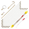 Kit 10 Varetas Pesca Fio 58cm Acessórios Passa Fio Varetas