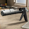 Pistola Aplicador Silicone Pu Aberto Catraca Metálica Aplicador Manual Selante Cola Tubo Estrutura Reforçada Uso Construção Reparos Vedação