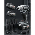 Chave De Impacto Elétrica 850nm Brushless 48v 2 Bateria Kit