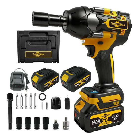 Chave De Impacto Elétrica Rhovix Star 850n.m Com 2 Baterias