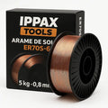 Arame Solda Mig Er70s-6 0,8mm 5kg Com Gás Aws Ippax Tools
