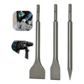 Kit Sds Plus Martelete Ponteiro E Talhadeiras Jogo 3 Peças 20mm E 40mm Profissional