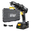 Parafusadeira E Furadeira De Impacto WAP K21 ID03 Sem Fio Com Maleta Organizadora Bivolt