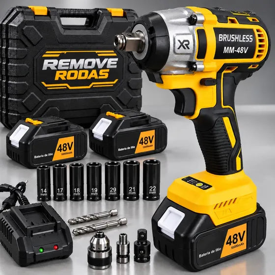 Chave De Impacto Brushless Alto Torque A Bateria