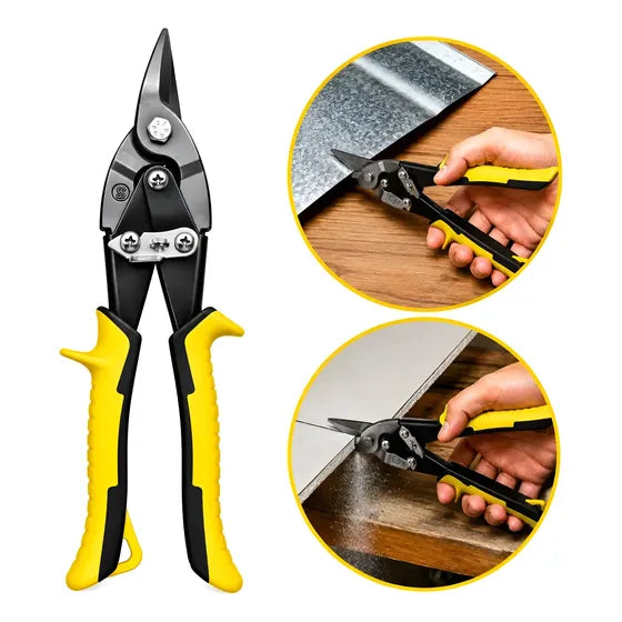 Tesoura Para Corte De Perfil Drywall Chapas De Metal Aviação