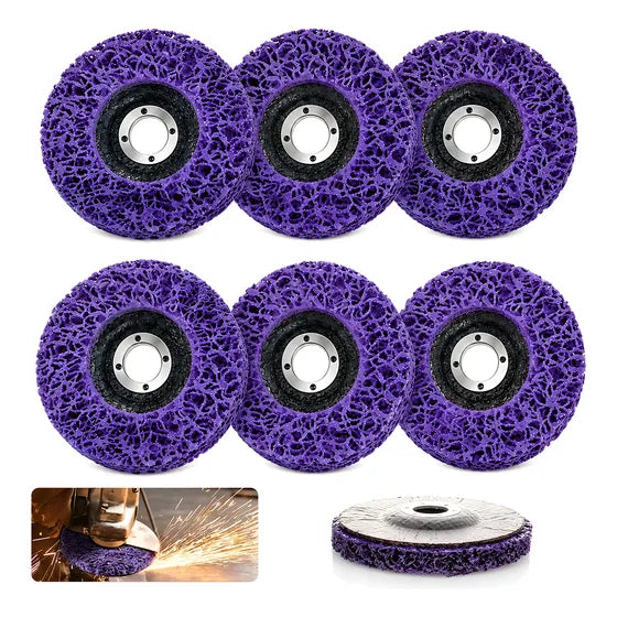 Kit 6 Disco Lixa Flap 115x22mm Para Lixamento Primer Verniz