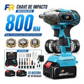 Chave De Impacto 68v 800nm Sem Fio Maquina Tirar Porcas Roda