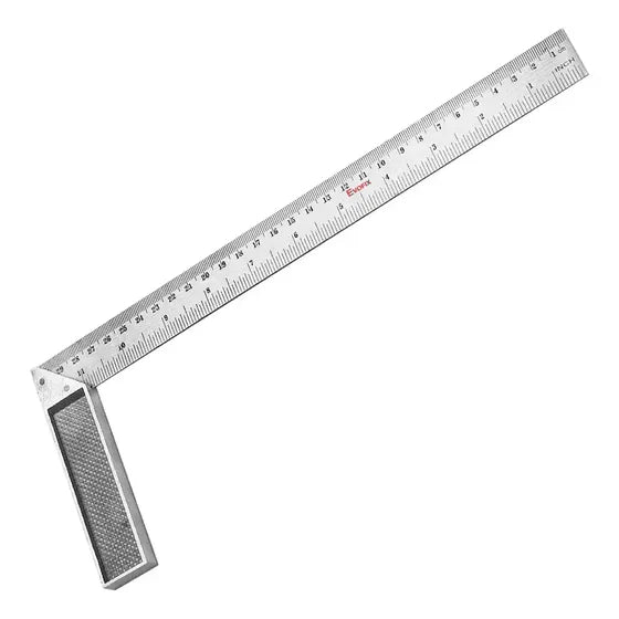 Esquadro de Aço e Alumínio 30cm (12") para Marcenaria e Construção