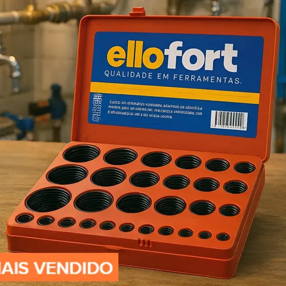 Anel De Vedação Oring Jogo Estojo Borracha Kit 419 Peças Nbr