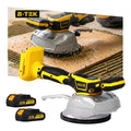 Máquina De Assentar Piso Porcelanato 21V B-TEK DZ-60 Profissional Vibratória Ventosa 130mm 2 Baterias Sem Fio Até 120kg 8 Velocidades Brushless Para Obra Pedreiro Cerâmica